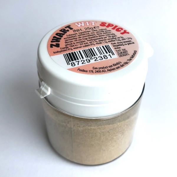 Zwart-Wit Lakritzpulver Spicy