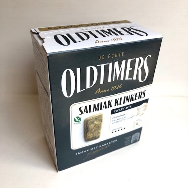 Oldtimers Salmiak Klinkers zwart-wit
